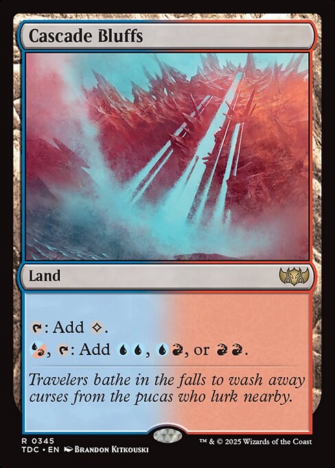Ribanceiras da Cascata — Tarkir: Dragonstorm Commander 345