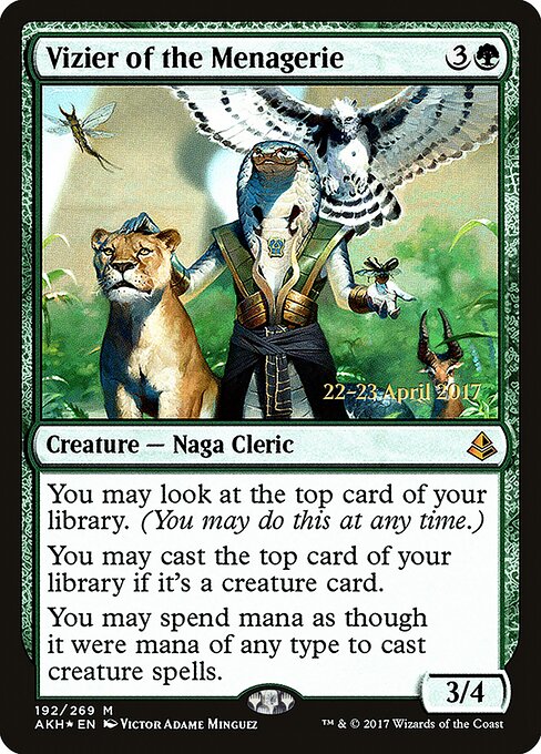 Vizir do Bestiário — Amonkhet Promos 192s