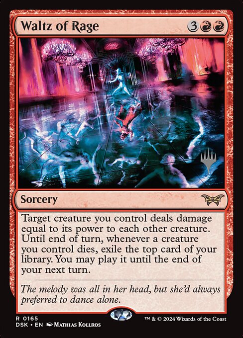 Waltz of Rage — Duskmourn: House of Horror Promos 165p