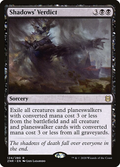 Veredito das Sombras — Zendikar Rising 124