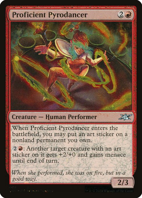 Proficient Pyrodancer — Unfinity 406