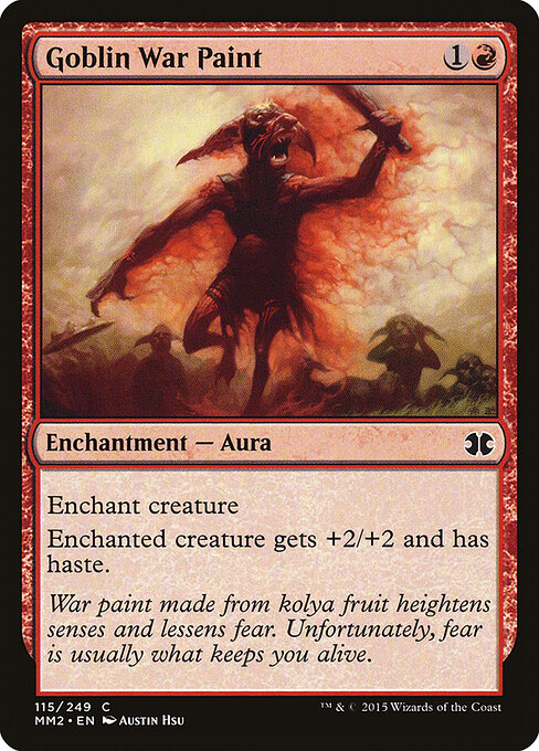 Pintura de Guerra Goblin — Modern Masters 2015 115