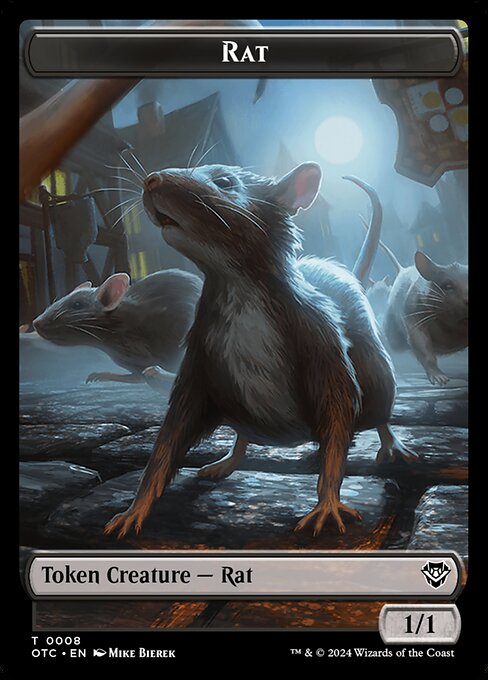 Rat — Outlaws of Thunder Junction Commander Tokens 8