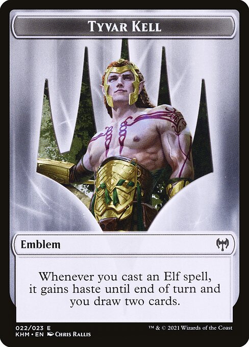 Tyvar Kell Emblem — Kaldheim Tokens 22