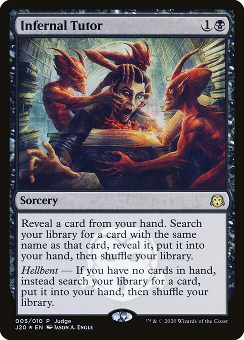 Tutor Infernal — Judge Gift Cards 2020 5