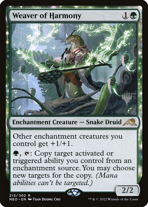 Tecelã da Harmonia — Kamigawa: Neon Dynasty Promos 213p