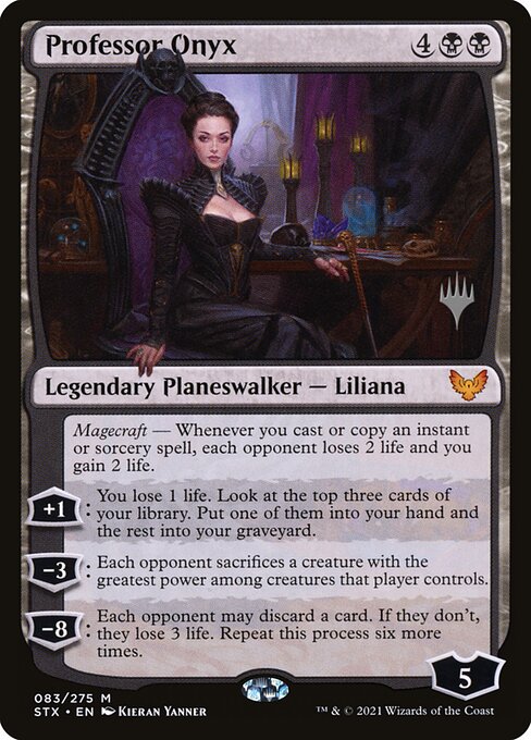 Professora Ônix — Strixhaven: School of Mages Promos 83p