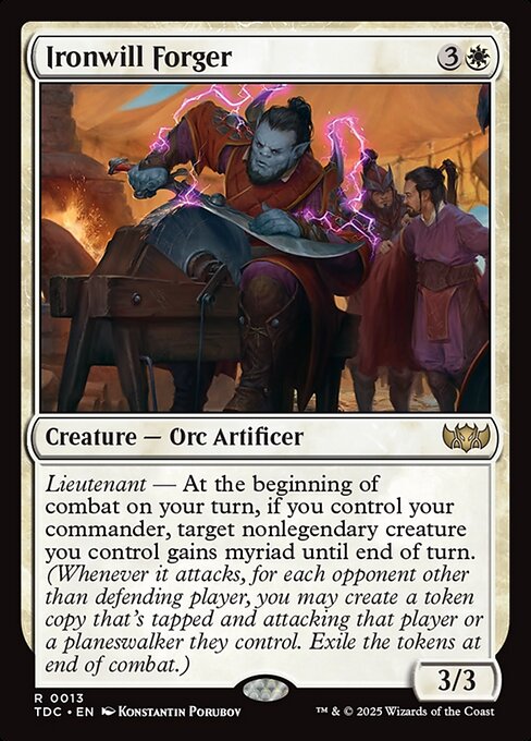 Ironwill Forger — Tarkir: Dragonstorm Commander 13