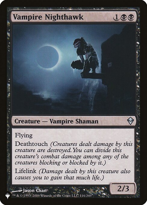 Vampiro Falcão-da-Noite — The List ZEN-116