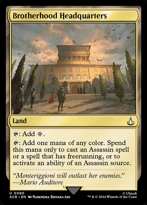 Brotherhood Headquarters — Assassin's Creed 80