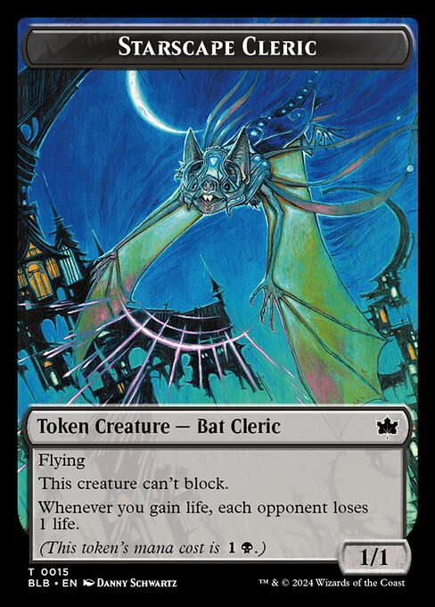 Starscape Cleric — Bloomburrow Tokens 15
