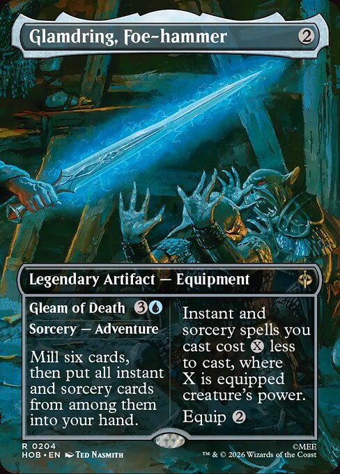 Glamdring, Foe-hammer // Gleam of Death — The Hobbit 204