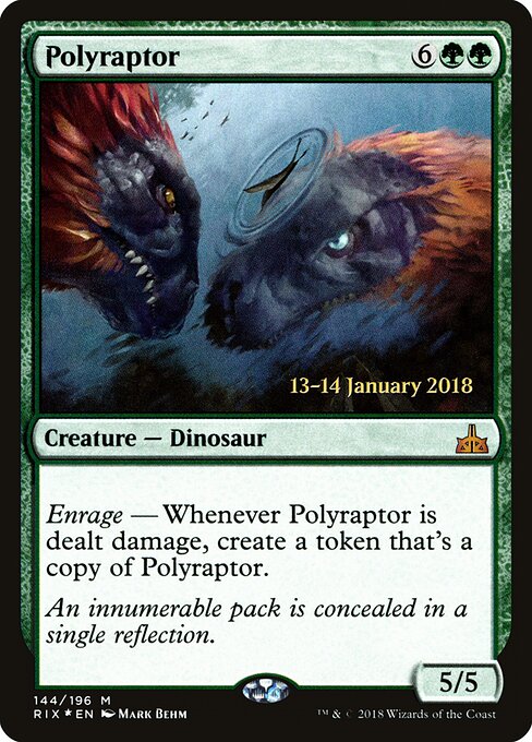 Polirraptor — Rivals of Ixalan Promos 144s