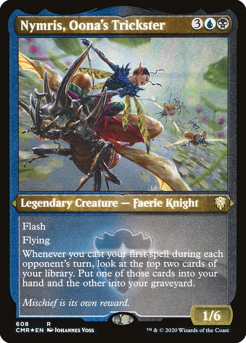 Nymris, Trapaceiro de Oona — Commander Legends 608