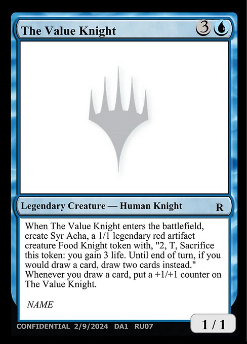 The Value Knight — Unknown Event RU07a
