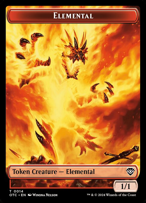 Elemental — Outlaws of Thunder Junction Commander Tokens 14