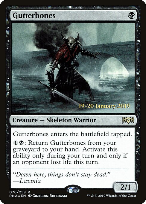 Esqueleto da Sarjeta — Ravnica Allegiance Promos 76s