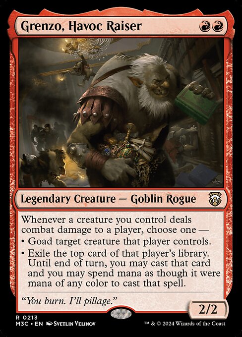 Grenzo, Instigador do Caos — Modern Horizons 3 Commander 213
