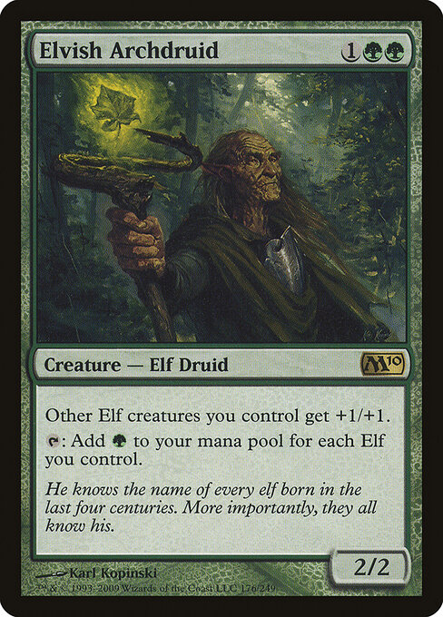 Arqueodruida Elfo — Magic 2010 176
