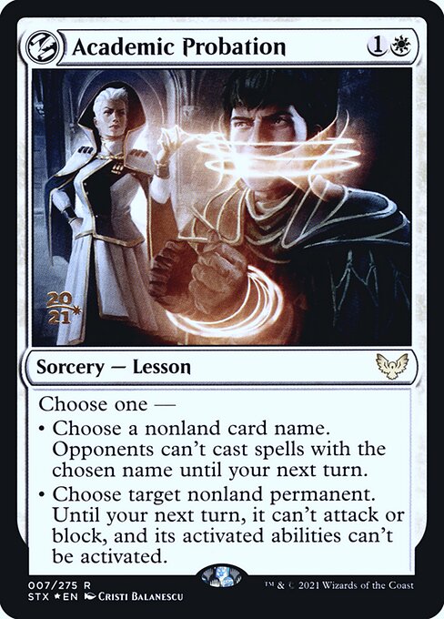 Suspensão Acadêmica — Strixhaven: School of Mages Promos 7s