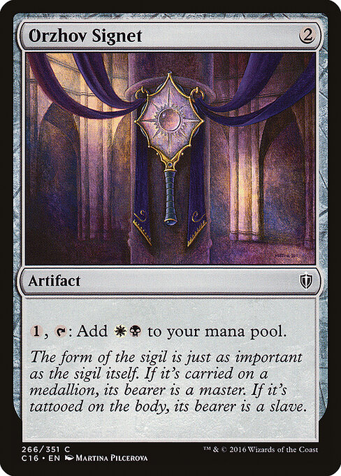 Sinete Orzhov — Commander 2016 266