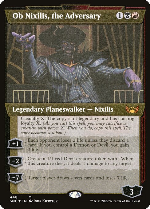 Ob Nixilis, o Adversário — Streets of New Capenna 448