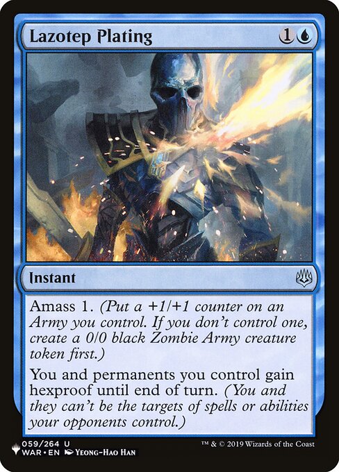 Armadura de Lazotep — The List WAR-59