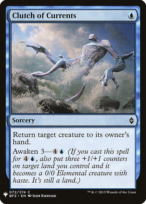 Garras das Correntes — The List BFZ-72
