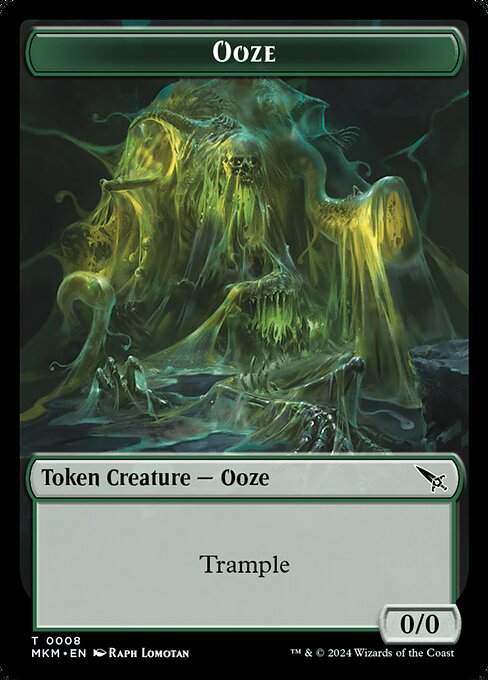 Ooze — Murders at Karlov Manor Tokens 8