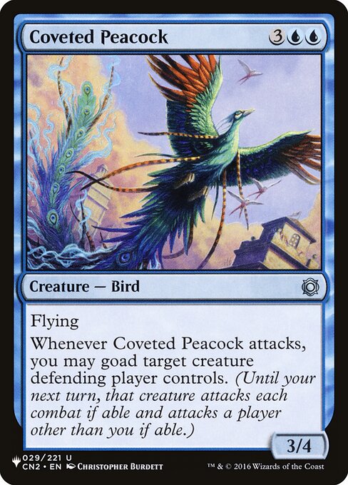 Pavão Cobiçado — The List CN2-29