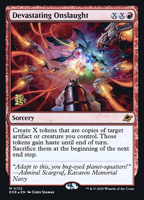 Devastating Onslaught — Edge of Eternities Promos 132s