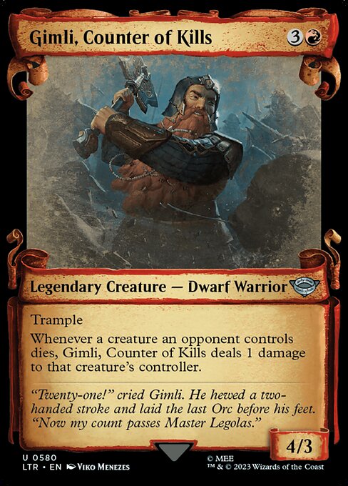 Gimli, Contador de Abates — The Lord of the Rings: Tales of Middle-earth 580