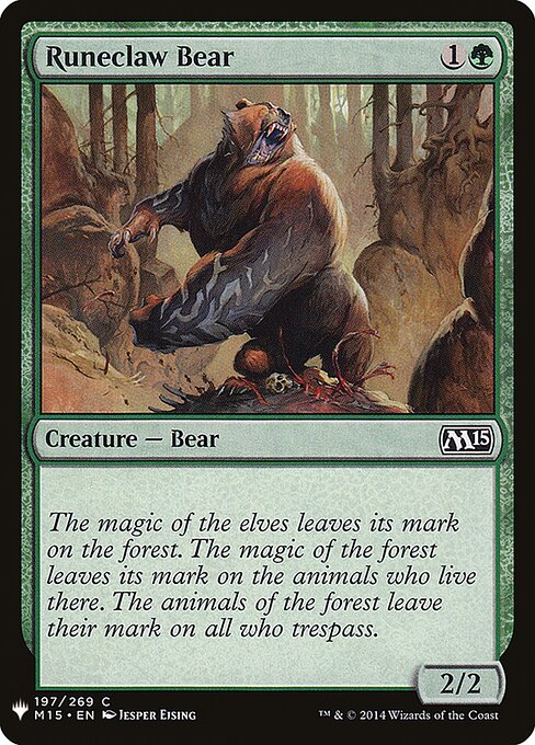 Urso Garra de Runa — The List M15-197