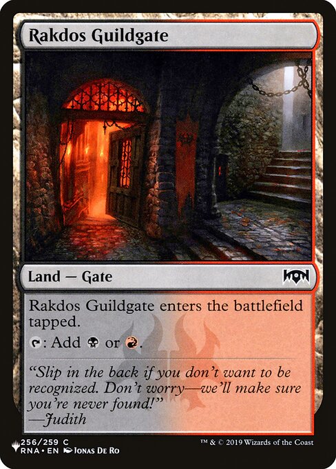 Portão da Guilda Rakdos — The List RNA-256