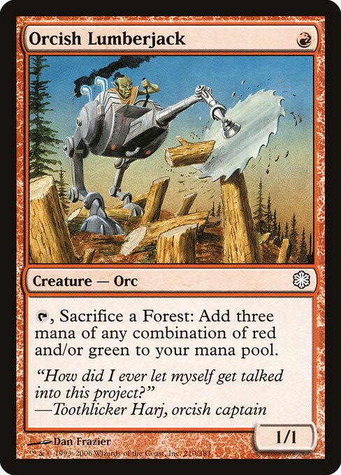 Lenhador Orc — Coldsnap Theme Decks 210