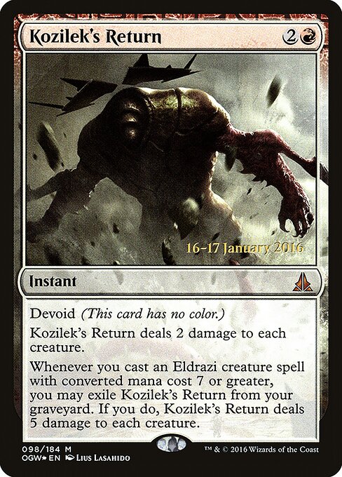 Retorno de Kozilek — Oath of the Gatewatch Promos 98s