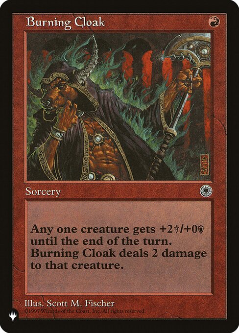 Burning Cloak — The List POR-120