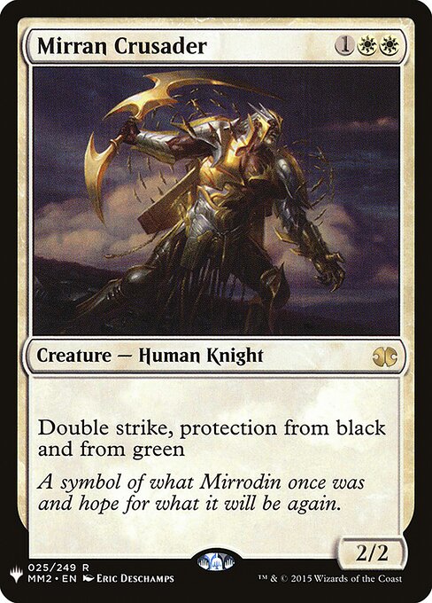 Cruzado Mirraniano — The List MM2-25