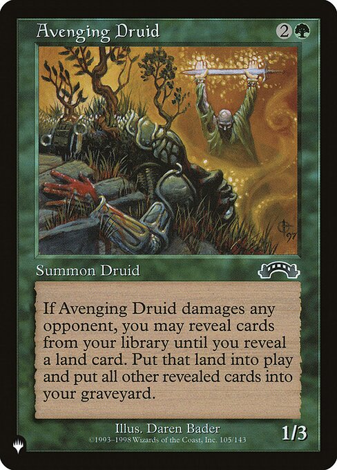 Druida Vingador — The List EXO-105