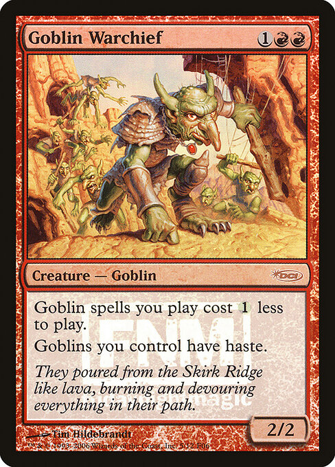 Comandante de Guerra Goblin — Friday Night Magic 2006 5