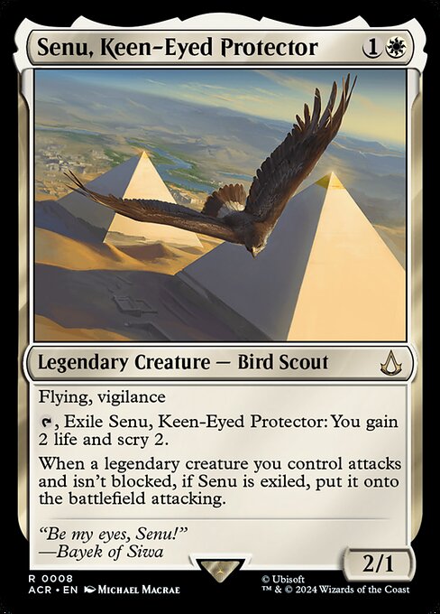 Senu, Keen-Eyed Protector — Assassin's Creed 8