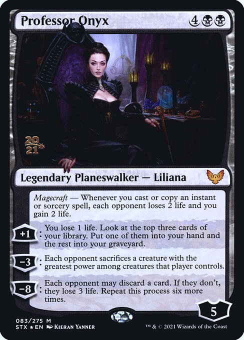 Professora Ônix — Strixhaven: School of Mages Promos 83s