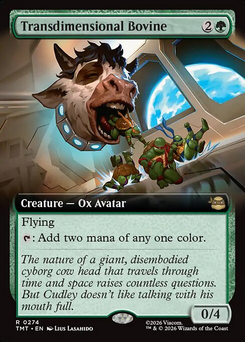 Transdimensional Bovine