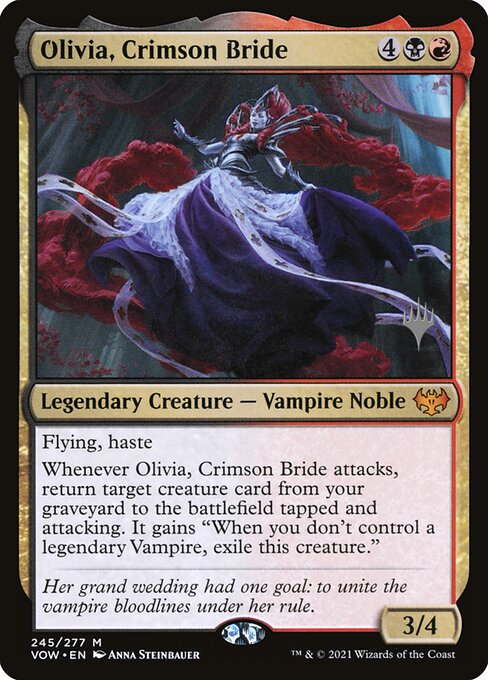 Olivia, Noiva Carmesim — Innistrad: Crimson Vow Promos 245p
