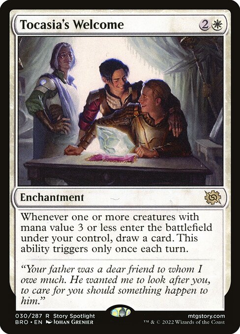 Boas-vindas de Tocasia — The Brothers' War 30
