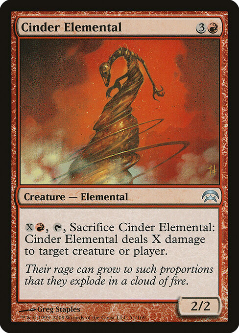 Elemental das Cinzas — Planechase 51