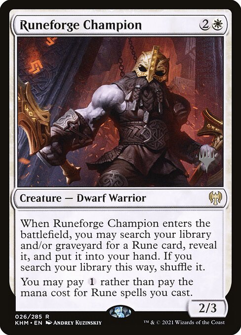 Campeão da Forja Rúnica — Kaldheim Promos 26p