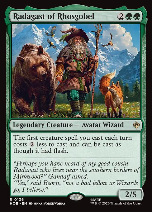Radagast of Rhosgobel — The Hobbit 136