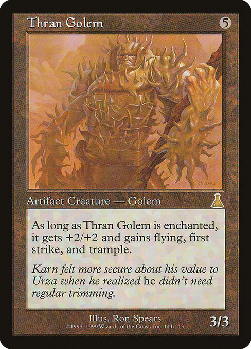 Golem dos Thran — Urza's Destiny 141