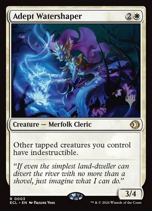 Adept Watershaper — Lorwyn Eclipsed Promos 3p
